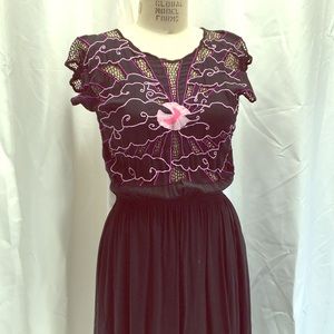 Vintage Cotton Lace Dress
